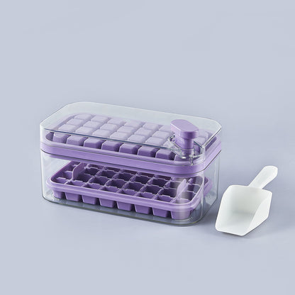 One-button Press Type Ice Mold Box