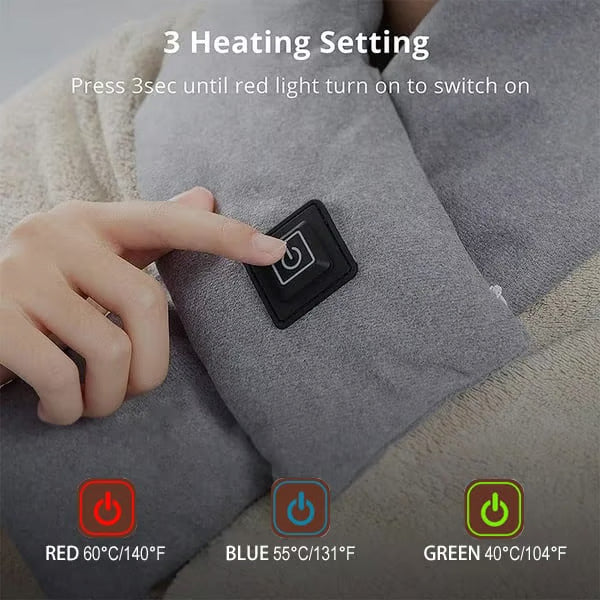 Temperature Adjustable Heating Scarf