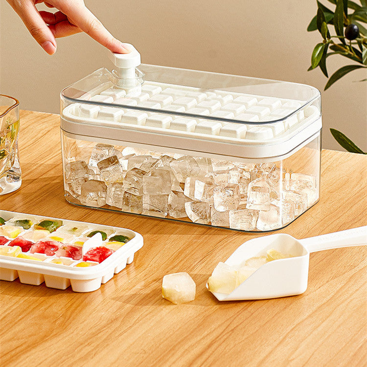 One-button Press Type Ice Mold Box