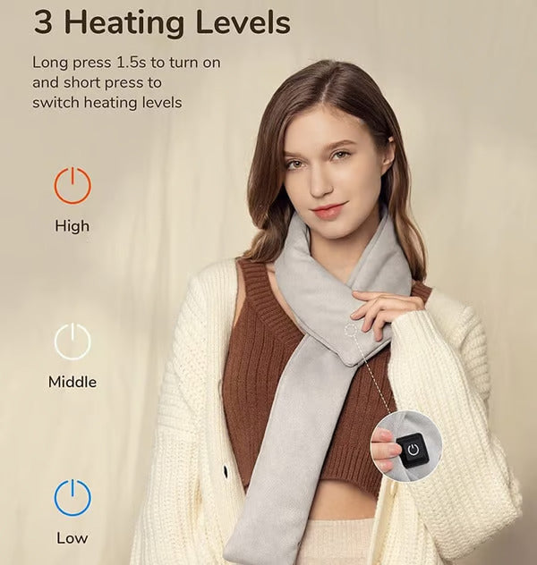 Temperature Adjustable Heating Scarf