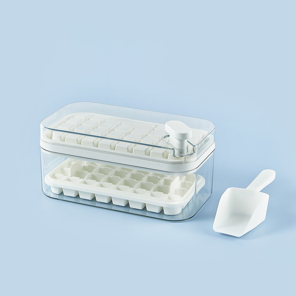 One-button Press Type Ice Mold Box