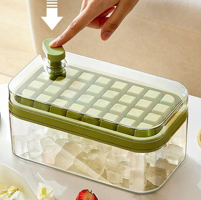 One-button Press Type Ice Mold Box